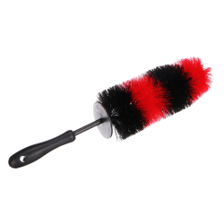 Kartáč na čištění ráfků kol auta CAR DETAILING TIRE BRUSH L, průměr 10 cm SIXTOL