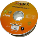 Koax.kabel 75ohm RG6 CU, 6,8mm,1mm+PE+72x0,1+Al+PVC,balení 100m