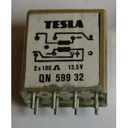 Relé QN59932 13,5V/0,067A bistabilní, Tesla Pardubice