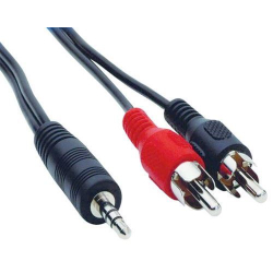 Kabel 2xCinch-Jack 3,5 stereo,  1,5m