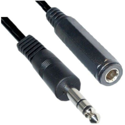 Kabel prodlužovací Jack 6,3 stereo 5m