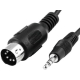 Kabel DIN5 - Jack 3,5 stereo,   1,5m