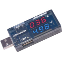 USB  tester - voltmetr a ampérmetr 3-9V/0-3A DC KWS-10VA