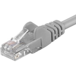 UTP kabel Patch RJ45 1m šedý Cat5e