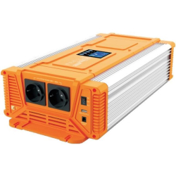 Měnič napětí 12V/230V 2000W, CARSPA PX2000,čistá sinus.D.O.drátové