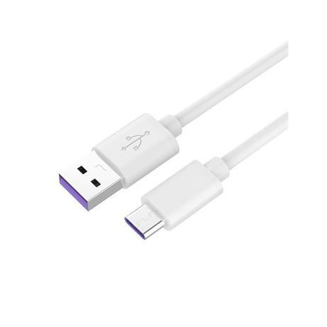 Kabel USB 2.0 konektor USB A / USB-C , 0,5m bílý super fast charging