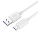 Kabel USB 2.0 konektor USB A / USB-C , 0,5m bílý super fast charging