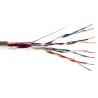 Kabel UTP Cat5e 4x2, šedá, drát