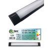 Lineární svítidlo LED 36W 1200x75x25mm denní bílé, černá barva, QTEC