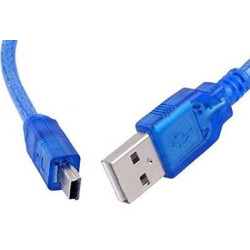 Kabel USB 2.0 konektor USB-A / USB-Mini B (5 pinů) 1m