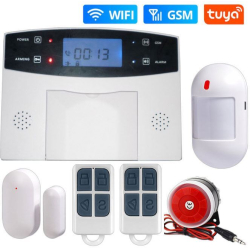 Bezdrátový alarm GSM+wifi Tuya W200