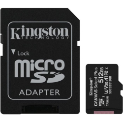 Paměťová karta KINGSTON micro SDHC 512GB Class 10 + adaptér