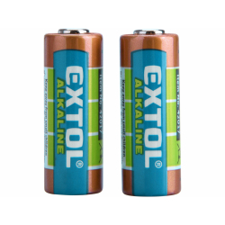 Baterie alkalické, 2ks, 12V (23A) EXTOL-ENERGY