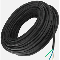 Kabel 3x1,5mm2 H05RR-F guma, balení 100m