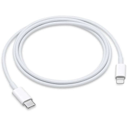 Kabel USB-C / Lightning, délka 1,5m, bílý