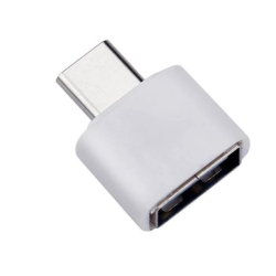 Redukce USB A  -  USB-C - bílá