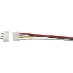 Konektor JST-XH 4pin + kabel 15cm + zdířka JST-XH 4pin