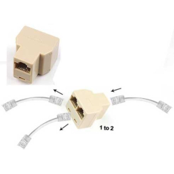Modulární rozbočení 8P8C RJ45 1x female/2x female
