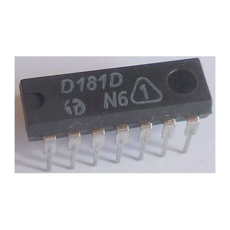 D181D - RAM 16bit, DIL14 /SN7481N/