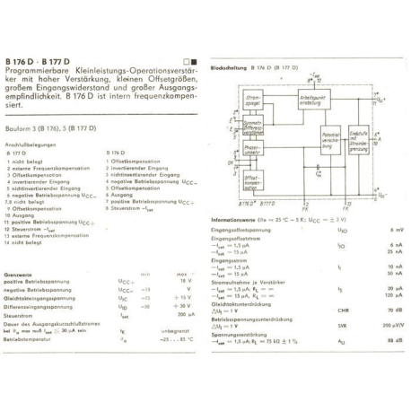 B176D - programovatelný OZ