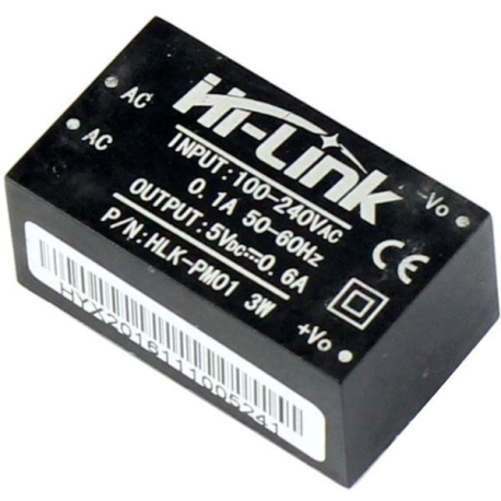 Spínaný zdroj Hi-Link HLK-PM01 3W 5V/0,6A