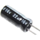 22u/16V 105° 5x11x2mm, elektrolyt.kondenzátor radiální