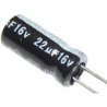 22u/16V 105° 5x11x2mm, elektrolyt.kondenzátor radiální