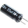 22u/35V 105° 5x11x2mm, elektrolyt.kondenzátor radiální