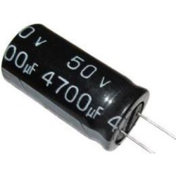 4700u/50V 105° 20x40x10mm, elektrolyt.kondenzátor radiální