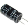 470u/25V 105° 8x14x5mm, elektrolyt.kondenzátor radiální