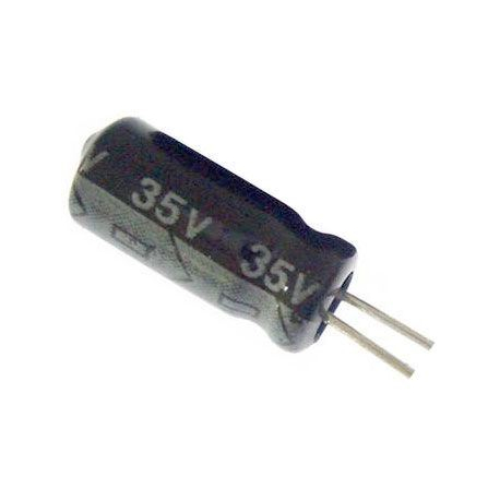 47u/35V 105° 6x11x2mm, elektrolyt.kondenzátor radiální