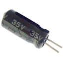 47u/35V 105° 6x11x2mm, elektrolyt.kondenzátor radiální