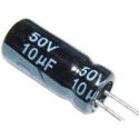 10u/50V 105° 5x11x2mm, elektrolyt.kondenzátor radiální