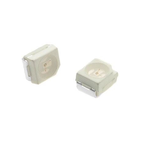 LED SMD 3528 modrá čirá 300mCd/ 20mA 120°