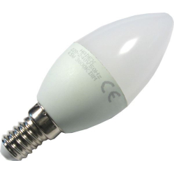 Žárovka LED E14 C35 svíčková,bílá, 230V/4,5W