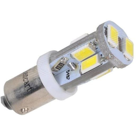 Žárovka LED Ba9S 12V/4W bílá, 10xSMD5630