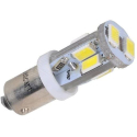 Žárovka LED Ba9S 12V/4W bílá, 10xSMD5630