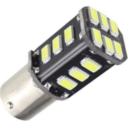 Žárovka LED Ba15S 12V/3W, bílá,CANBUS, 18xSMD5730