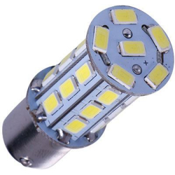 Žárovka LED Ba15S 12V/5W bílá, 27xSMD5730