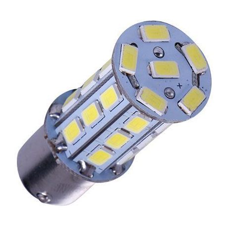 Žárovka LED Ba15S 12V/5W bílá, 27xSMD5730