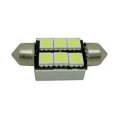 Žárovka LED SV8,5-8 sufit, 12V/2W bílá,CANBUS, délka 36mm