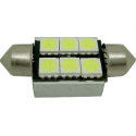 Žárovka LED SV8,5-8 sufit, 12V/2W bílá,CANBUS, délka 36mm