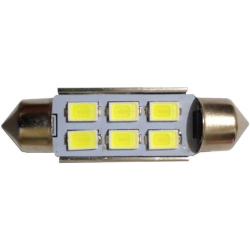 Žárovka LED SV8,5-8 sufit 36mm 12V/2W bílá, 6xLED5730