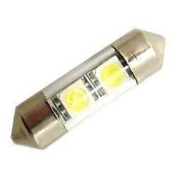 Žárovka LED SV8,5-8 sufit 31mm 12V/0,5W bílá, 2xSMD5050