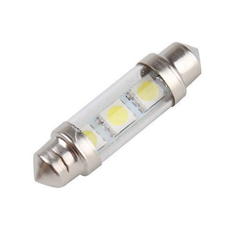 Žárovka LED SV8,5-8 sufit 36mm 12V/1W bílá, 3xSMD5050