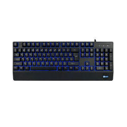 Klávesnice C-TECH KB-104BK, USB, 3 barvy podsvícení, černá, CZ/SK