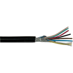 Stíněný kabel osmižilový - 8x, společné stínění