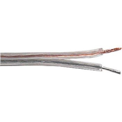 Dvojlinka 2x0,5mm2 CU, 20AWG, průhledná