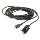 Kabel USB-A male / USB-A female 2.0, délka 5m, včetně repeateru