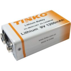 Baterie TINKO 9V ER9(CR9V) 1200mAh lithiová